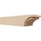 Ekena Millwork 6in. W x 4in. H x 20in. L Rivera Woodgrain TimberThane Rafter Tail, Primed Tan RFTUR06X04X20RIVRCPR - alternate 1